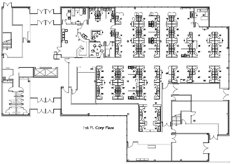 Main level floor plan