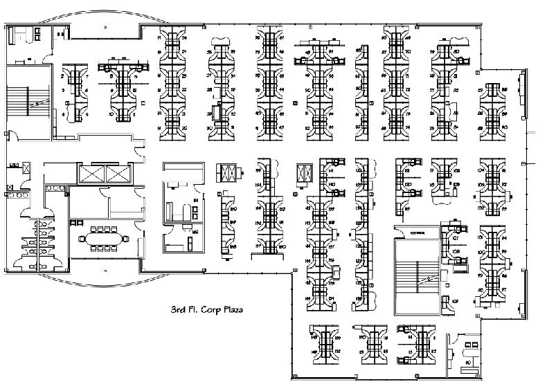 Floors 3 to 5 floor plan